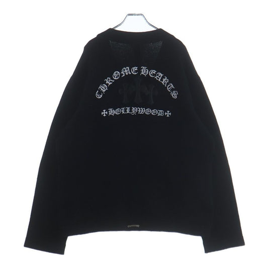 Chrome Hearts Not Sailin on Cardigan Cashmere Knit Black