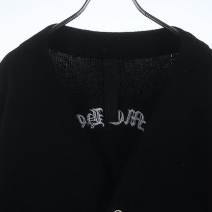 Chrome Hearts Not Sailin on Cardigan Cashmere Knit Black — view 3