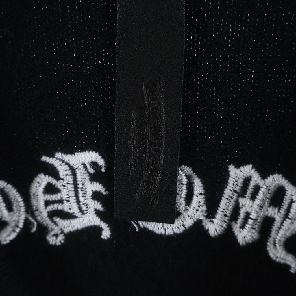 Chrome Hearts Not Sailin on Cardigan Cashmere Knit Black — view 7