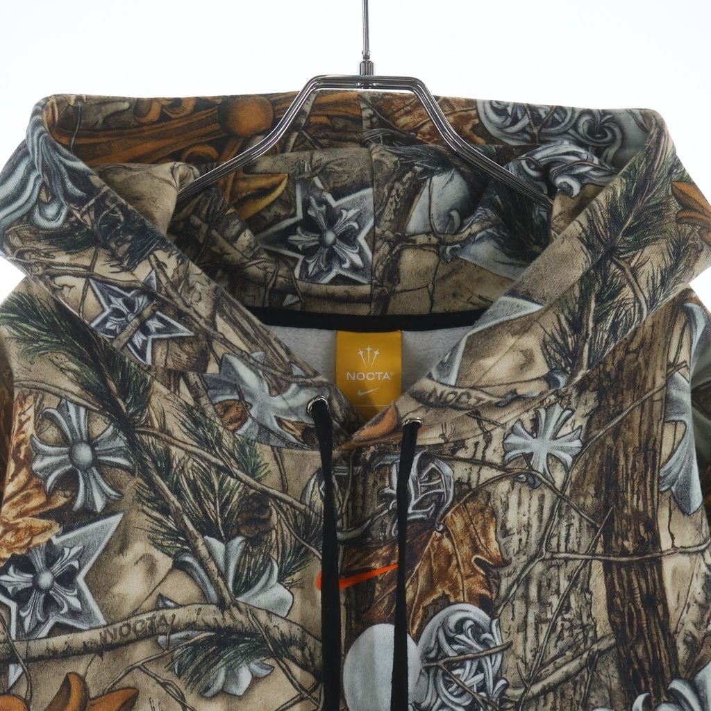 Chrome Hearts Nike Nocta Drake Hoodie Backhoe Shoe Print Pullover Sweatshirt — view 3