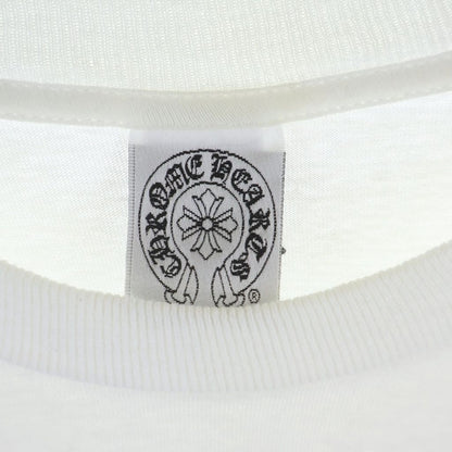 Chrome Hearts Vintage Back Scroll Label Crew Neck Long Sleeve T-Shirt White — view 7