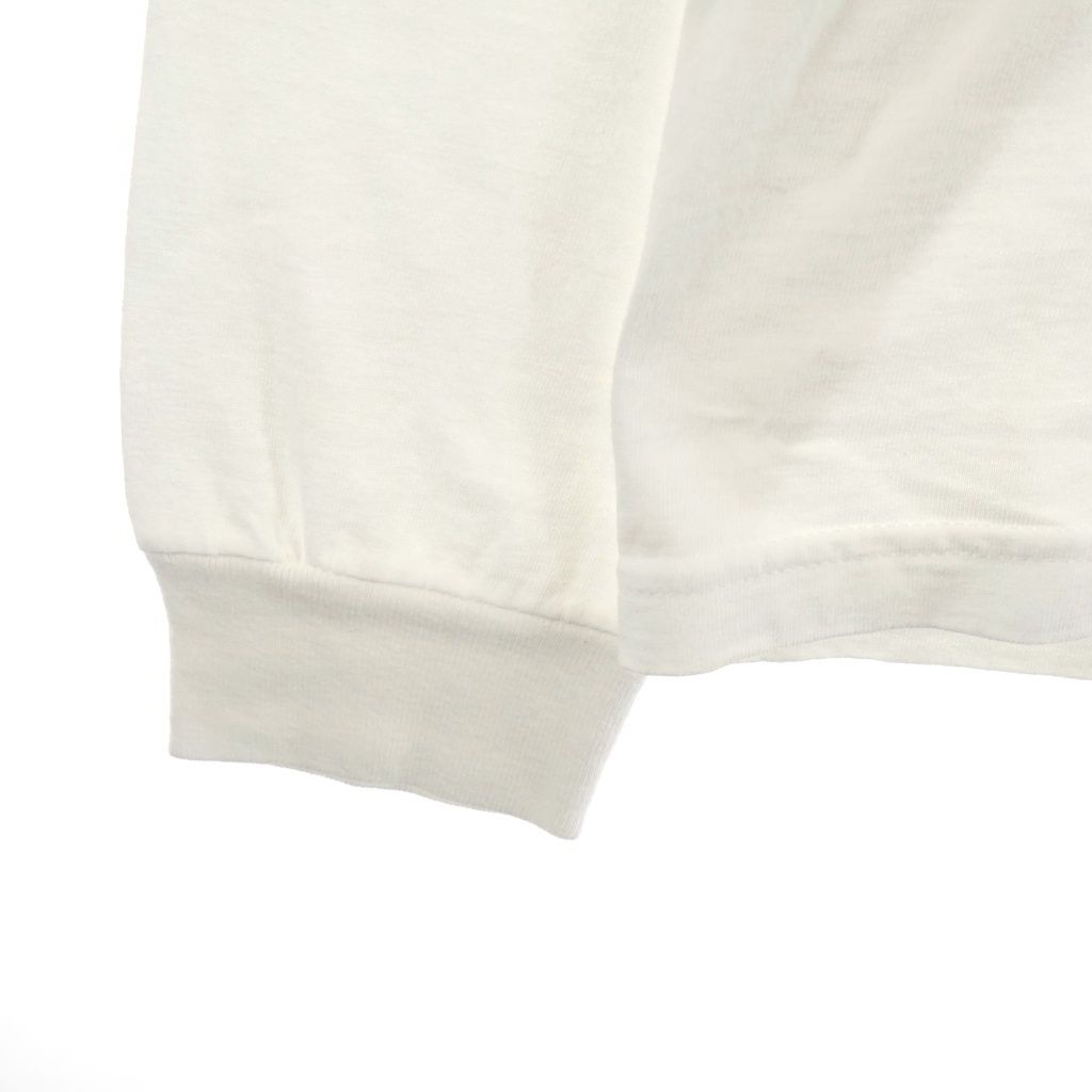 Chrome Hearts Vintage Back Scroll Label Crew Neck Long Sleeve T-Shirt White — view 6