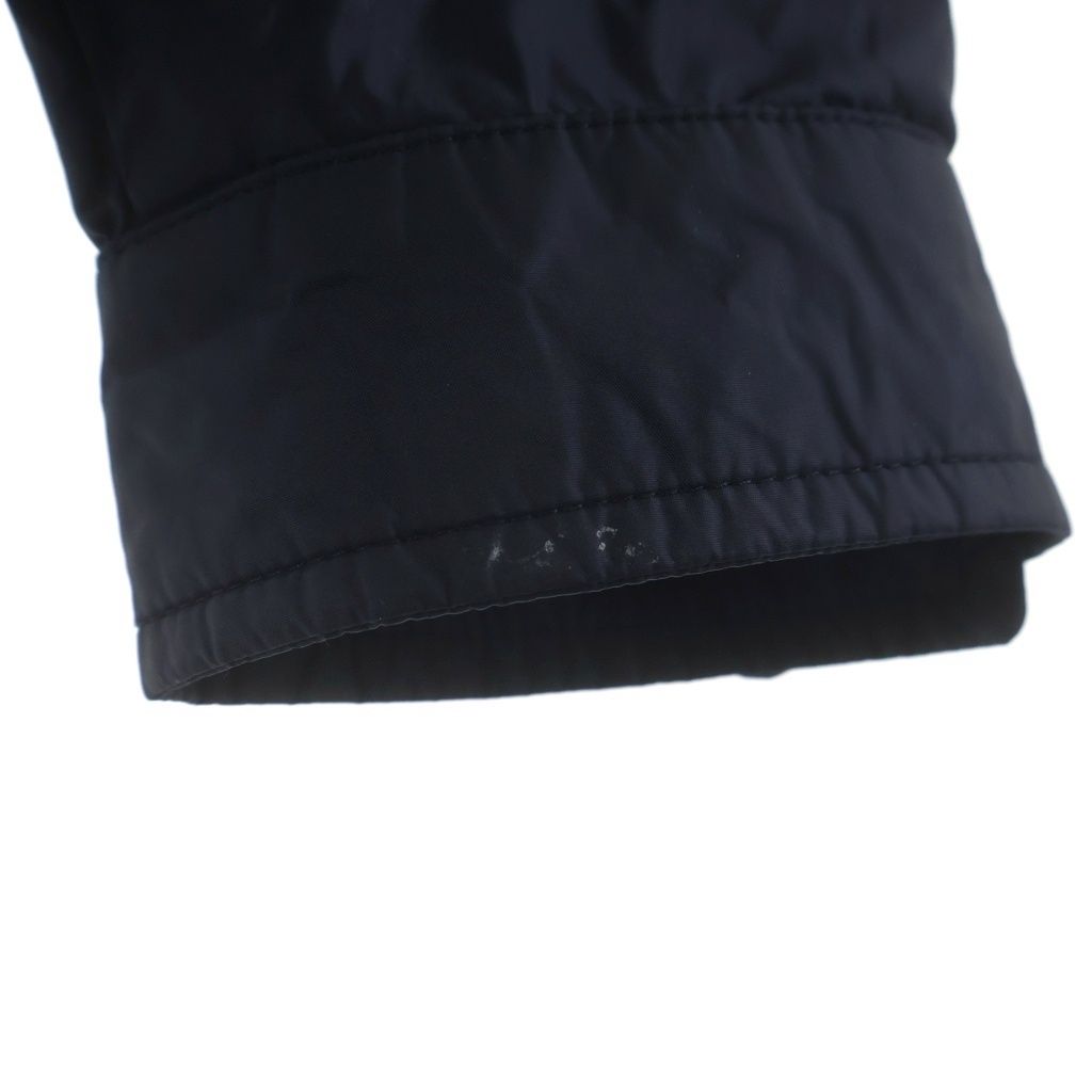 Moncler Levens Giubbotto Logo Patch Nylon Jacket Navy — view 6