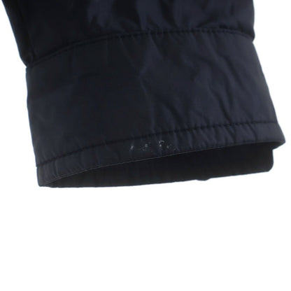 Moncler Levens Giubbotto Logo Patch Nylon Jacket Navy — view 6