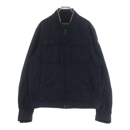 Moncler Levens Giubbotto Logo Patch Nylon Jacket Navy