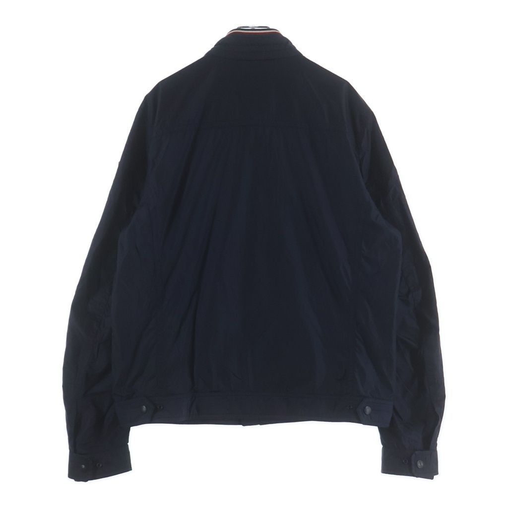 Moncler Levens Giubbotto Logo Patch Nylon Jacket Navy — view 2