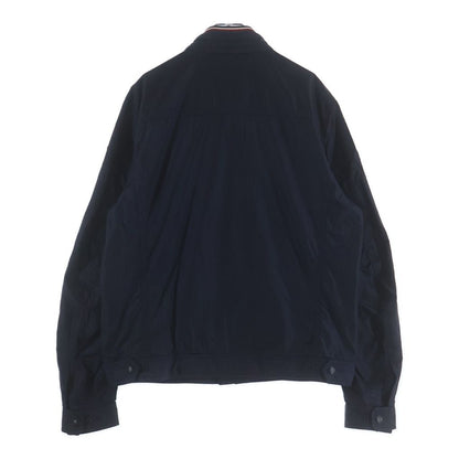Moncler Levens Giubbotto Logo Patch Nylon Jacket Navy — view 2