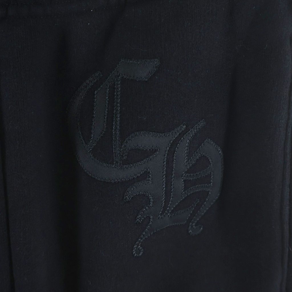 Chrome Hearts Sweatshirt Pants CH Logo Embroidery Long Black — view 4