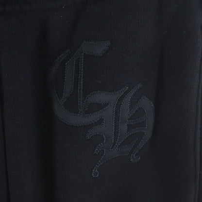 Chrome Hearts Sweatshirt Pants CH Logo Embroidery Long Black — view 4