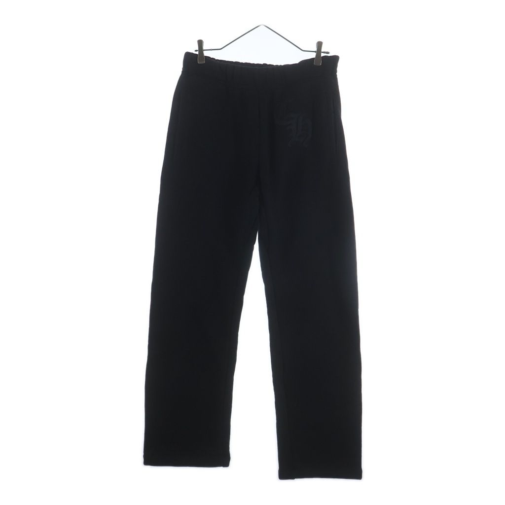 Chrome Hearts Sweatshirt Pants CH Logo Embroidery Long Black