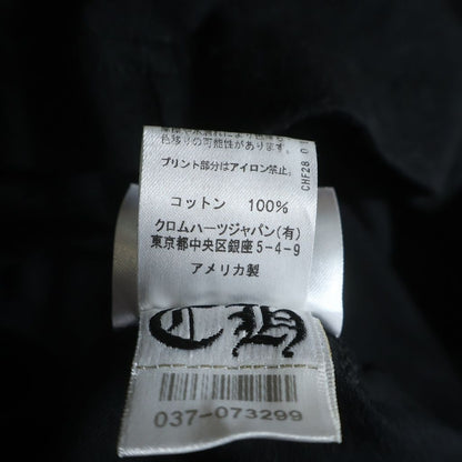 Chrome Hearts CH T-Shirt Scroll Label Print Pocket Short Sleeve Black — view 8