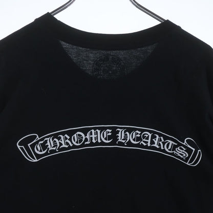 Chrome Hearts CH T-Shirt Scroll Label Print Pocket Short Sleeve Black — view 4