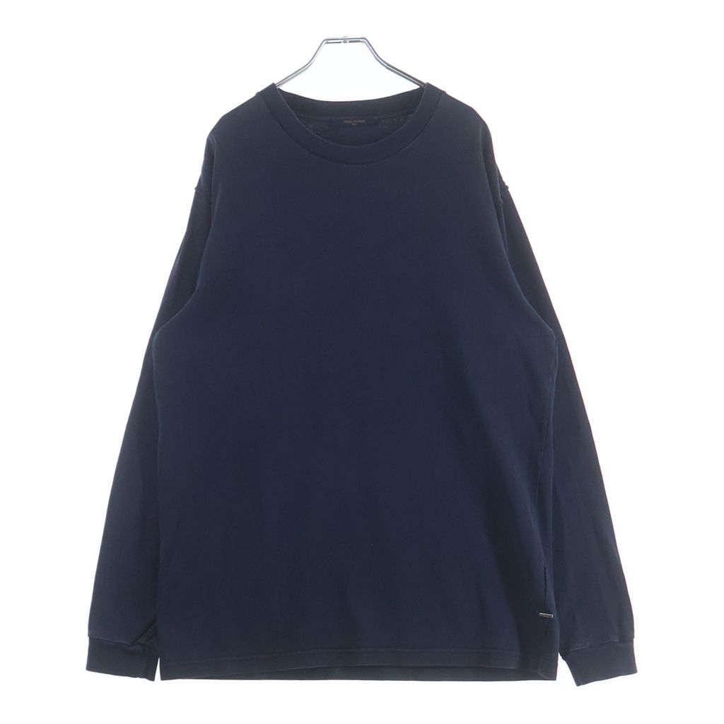 Louis Vuitton Inside Out Crew Neck Long Sleeve T-Shirt Long T Jyn Navy — view 2