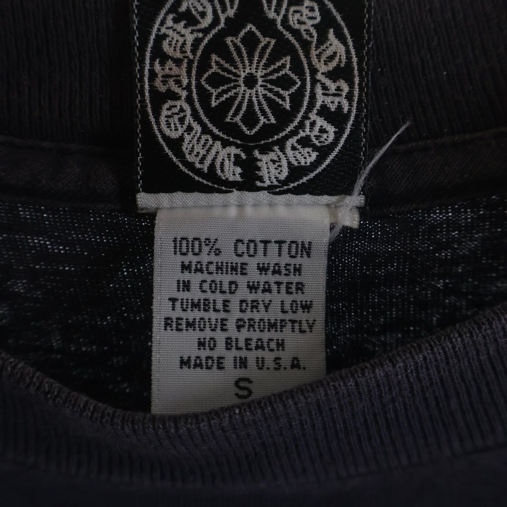 Chrome Hearts Vintage S Tee Chest Cemetery Cross Embroidery Short Sleeve T-Shirt — view 8