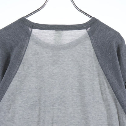 Chrome Hearts Not Raglan T-Shirt with Cross Patch Gray — view 4