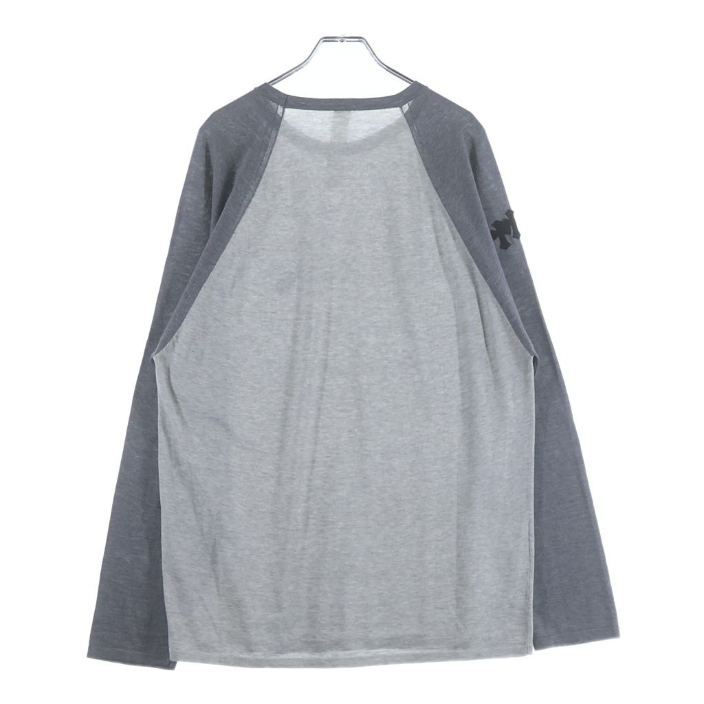 Chrome Hearts Not Raglan T-Shirt with Cross Patch Gray — view 2