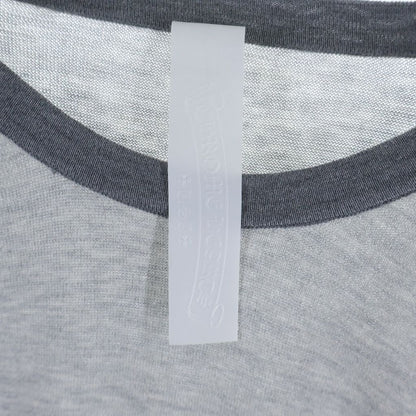 Chrome Hearts Not Raglan T-Shirt with Cross Patch Gray — view 7