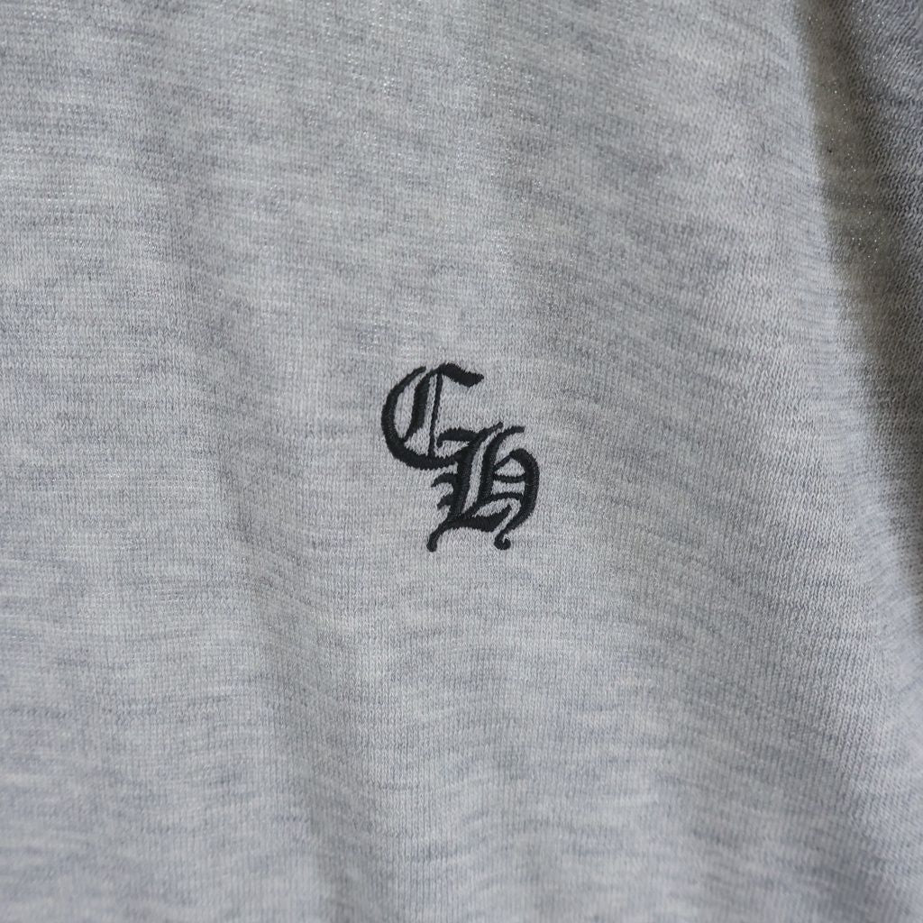Chrome Hearts Not Raglan T-Shirt with Cross Patch Gray — view 5