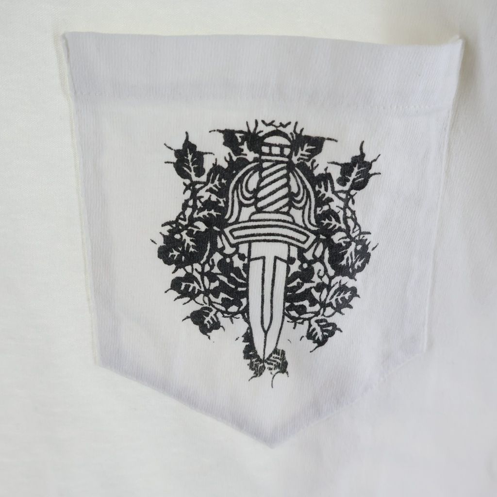 Chrome Hearts Vintage L S Tee Embroidery Sleeve Floral Print Back Horse Shoe — view 5