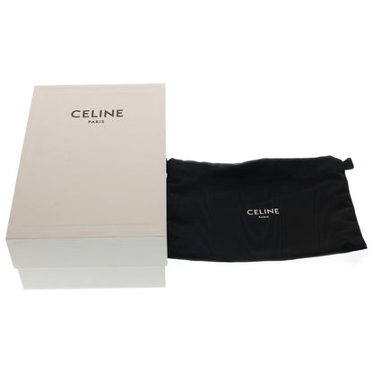 Celine Trio Chain Shoulder Bag Black Leather Gold — view 7
