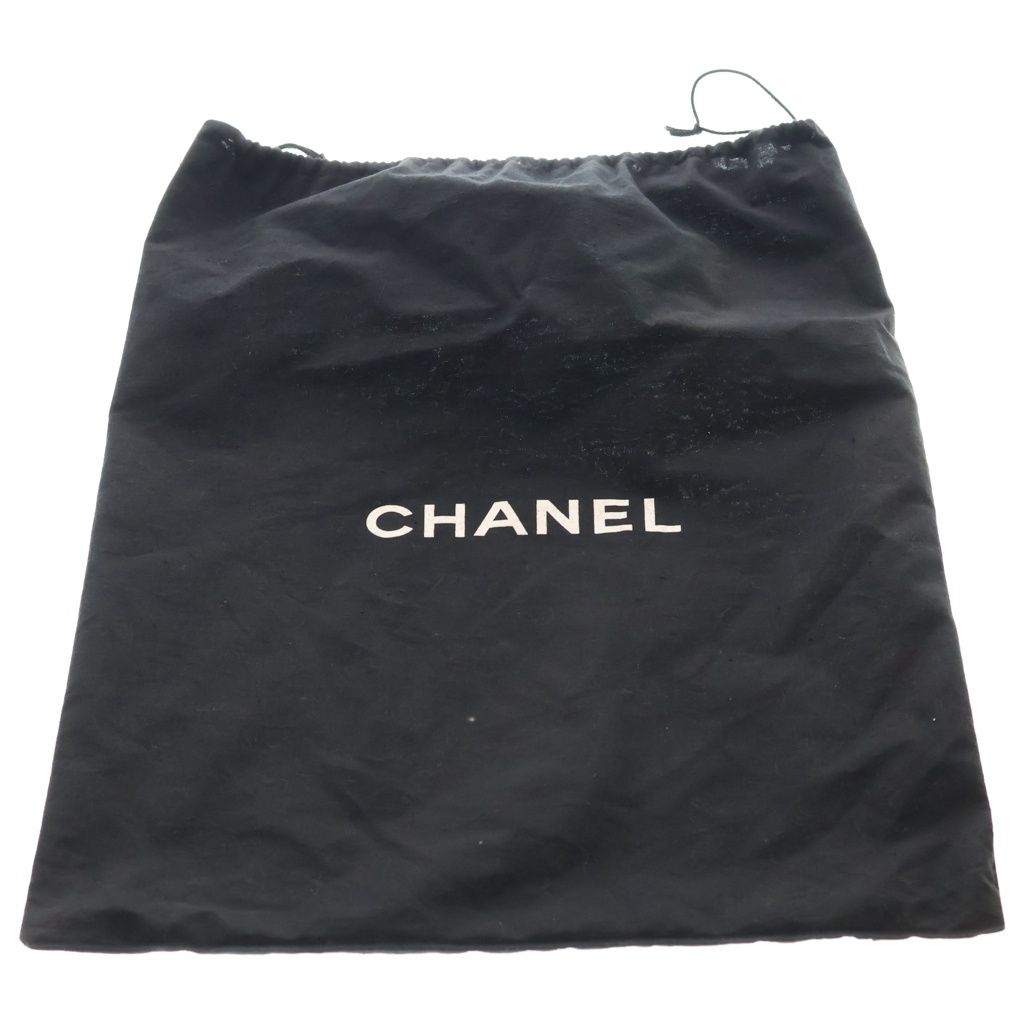 Chanel CC Logo Small Tote Caviar Leather Handbag Gold Black — view 8