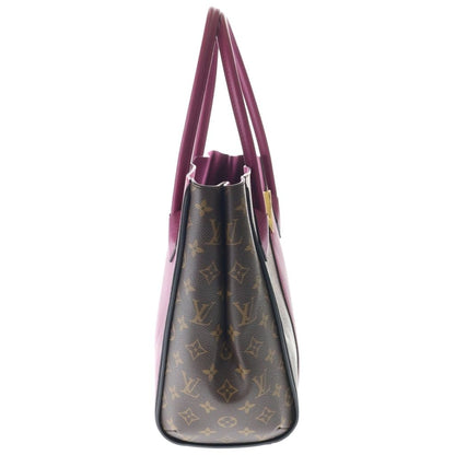 Louis Vuitton Kimono MM Monogram Leather Tote Gold Brown Purple — view 3