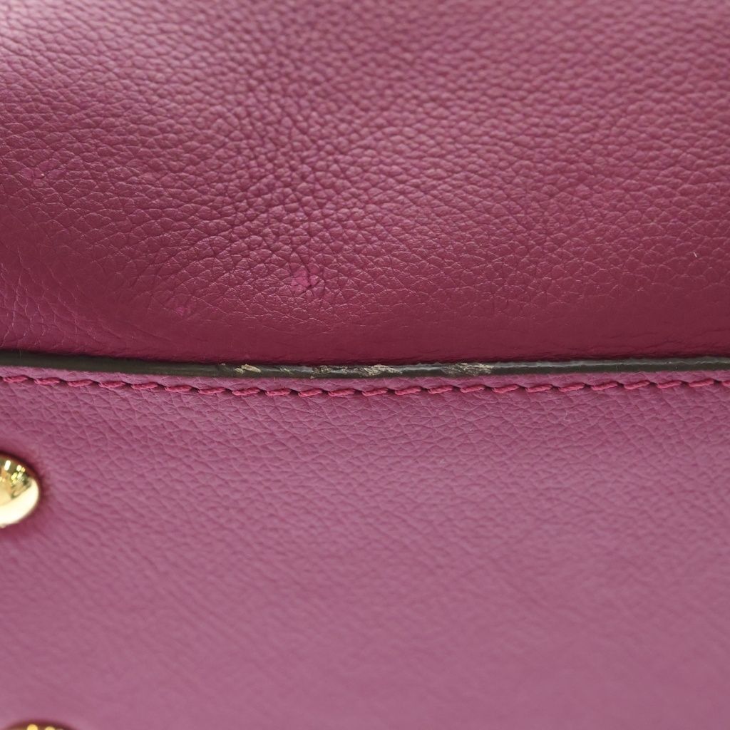 Louis Vuitton Kimono MM Monogram Leather Tote Gold Brown Purple — view 6