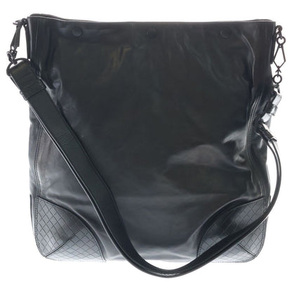 Bottega Veneta Intrecciato Shoulder Back Black Leather — view 2