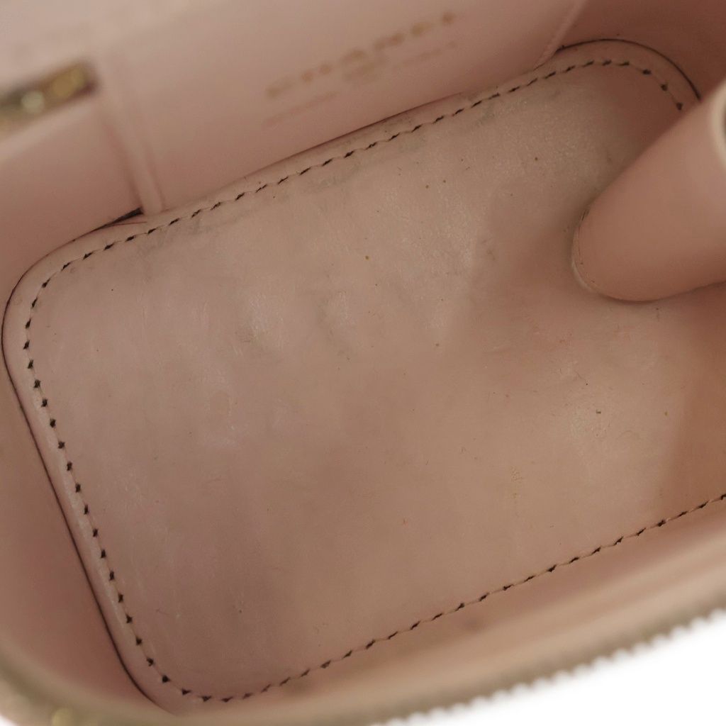 Chanel Mini Vanity Chain Shoulder Bag Pink Caviar Leather Gold — view 5