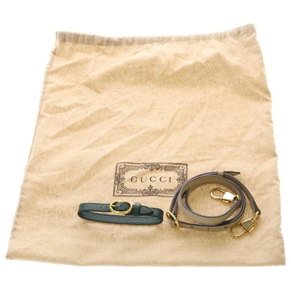 Gucci Diana Bamboo GG Marmont Leather 2-Way Bag Gold Beige — view 8