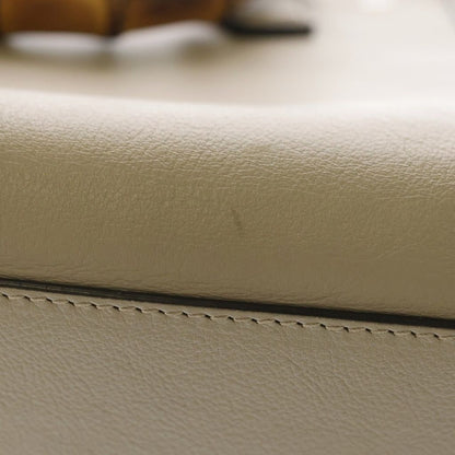 Gucci Diana Bamboo GG Marmont Leather 2-Way Bag Gold Beige — view 6