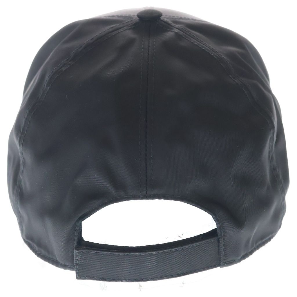 Prada Logo Embroidery Nylon Cap Black — view 2