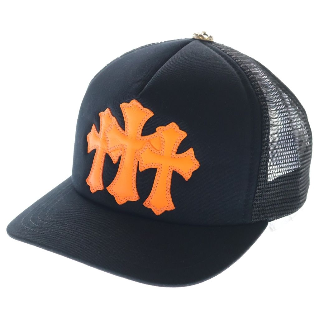 Chrome Hearts Cross Patch Mesh Truck Khaki Cap