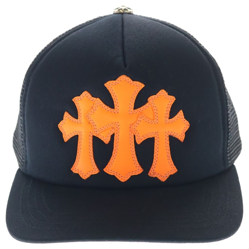 Chrome Hearts Cross Patch Mesh Truck Khaki Cap — view 4