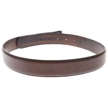 Chrome Hearts 1.5 Strap 1.5 Inch Flora Roulis Betts Leather Belt Brown — view 2