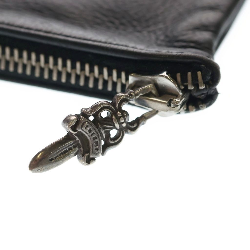 Chrome Hearts Zpr Chng Purse Change Cross Patch Daga Zip Coin Case — view 5