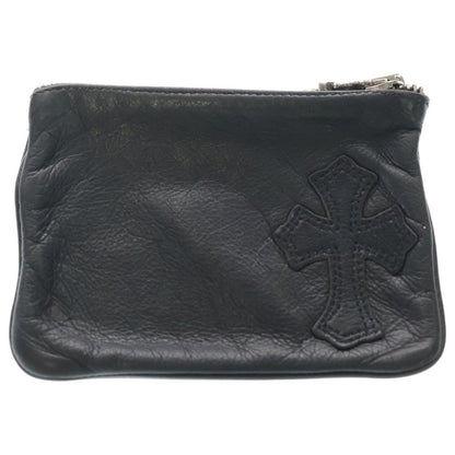 Chrome Hearts Zpr Chng Purse Change Cross Patch Daga Zip Coin Case