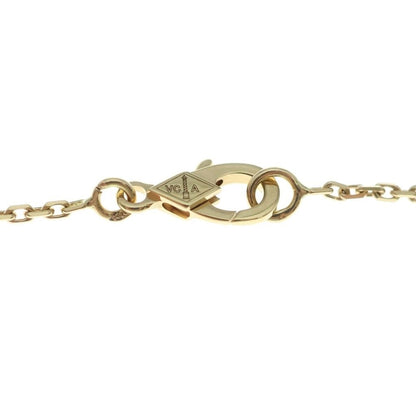 Van Cleef & Arpels Vintage Alhambra Necklace Mother of Pearl Yellow Gold — view 4