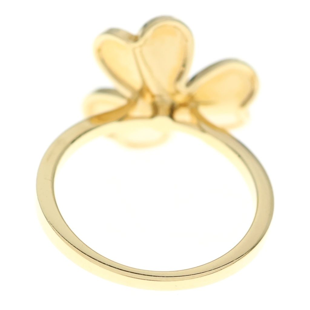 Van Cleef & Arpels Frivole Ring Diamond 18k YG Yellow Gold — view 2