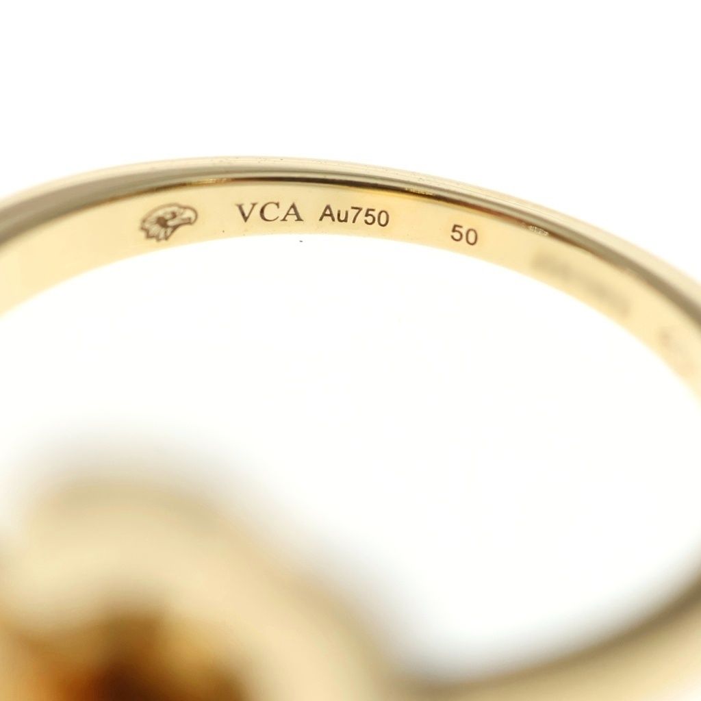 Van Cleef & Arpels Frivole Ring Diamond 18k YG Yellow Gold — view 5