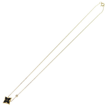Louis Vuitton Star Blossom BB Necklace Onyx Yellow Gold — view 2