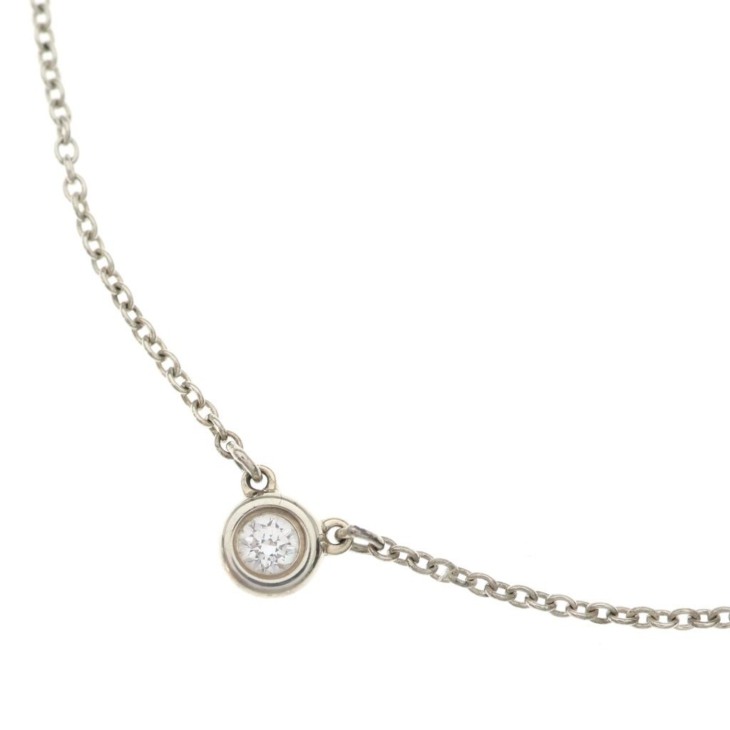 Tiffany & Co by the Yard Necklace Diamond Silver