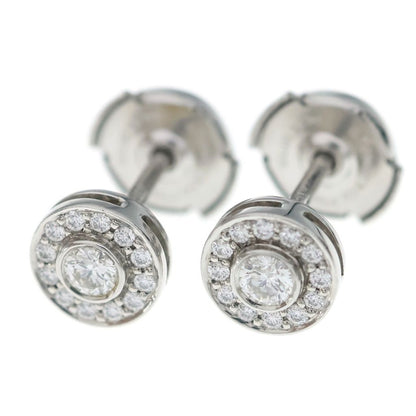 Tiffany & Co Satto Mini Earrings Silver Diamond