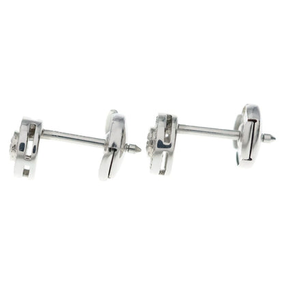 Tiffany & Co Satto Mini Earrings Silver Diamond — view 3