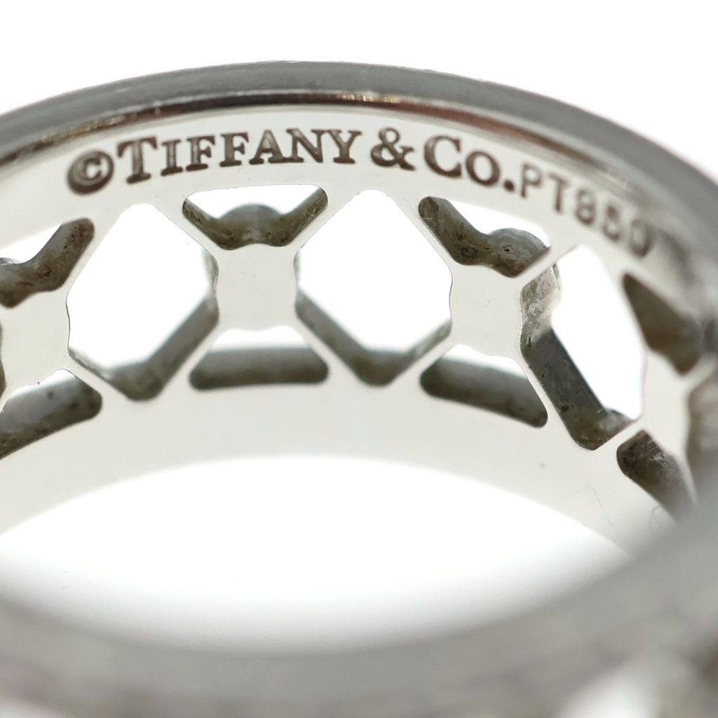 Tiffany & Co Vore Ring Full Eternity Diamond Silver — view 5