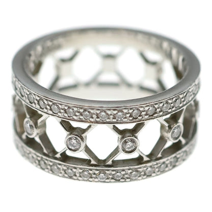 Tiffany & Co Vore Ring Full Eternity Diamond Silver — view 3