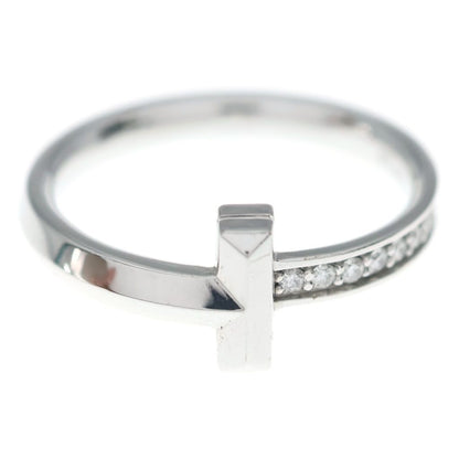 Tiffany & Co T One Narrow Diamond Ring Silver — view 4