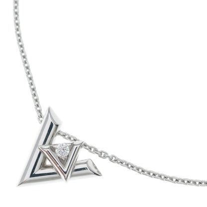 Louis Vuitton LV PM Pendentif Pendant Chain Silver