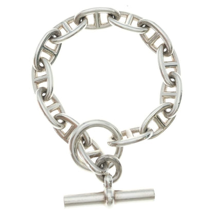 Hermes Chain Bracelet Silver