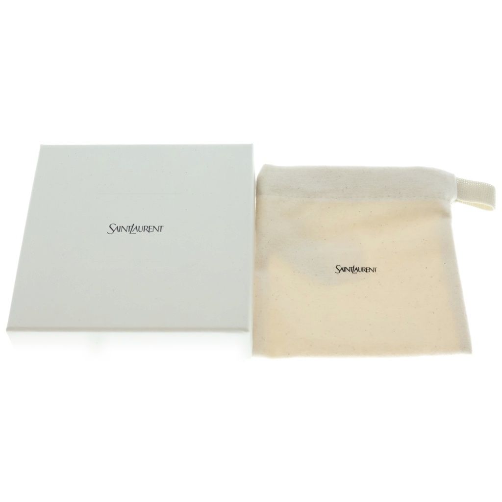 Saint Laurent Paris Opyum Brch Monogram YSL Cassandra Opium Brooch Gold — view 6